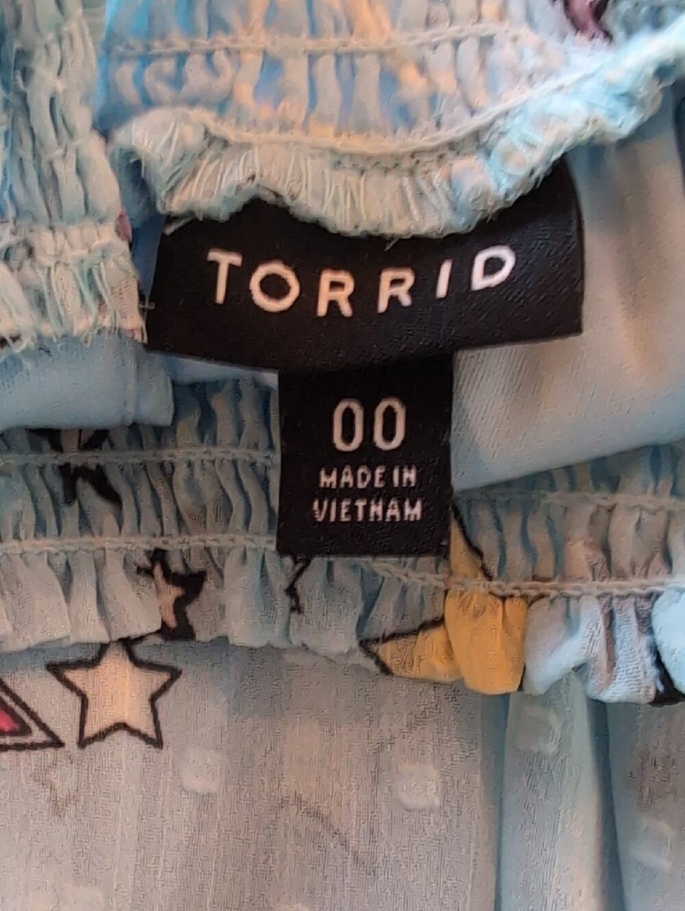 Torrid | Celestial Star Print Skater Dress | Sz 00 | Whimsigoth Fairycore Cosmic - Picture 5 of 12